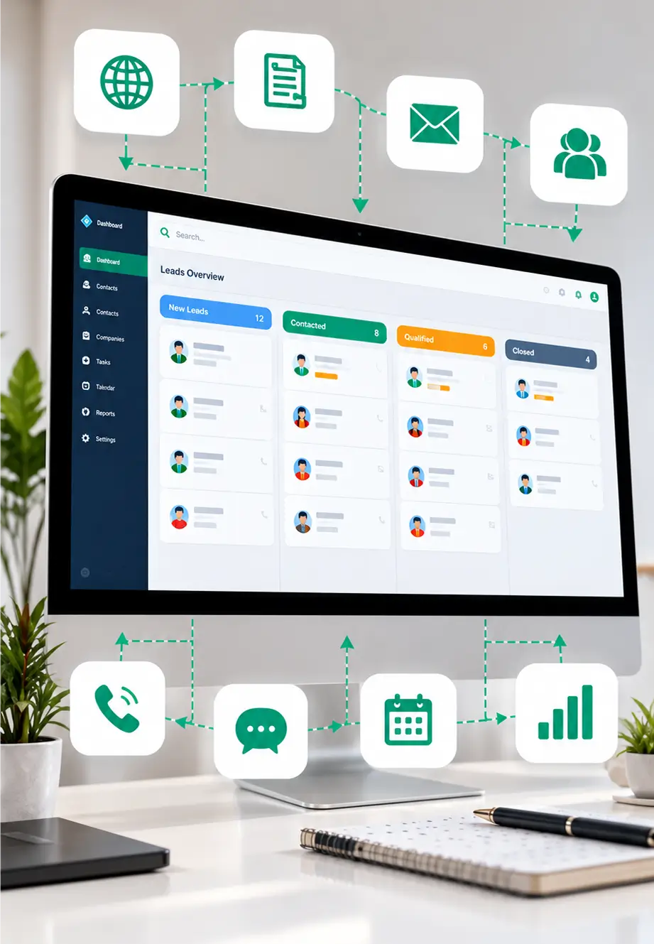 Real estate CRM and lead automation system