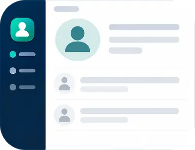 Real estate CRM system for organizing and managing leads
