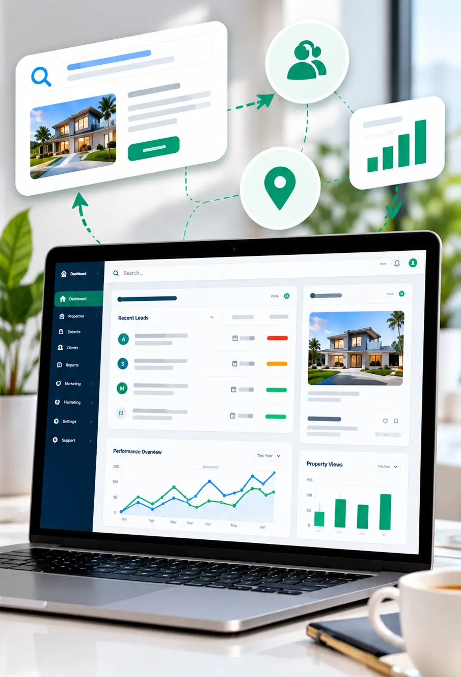 Real estate Google Ads management for lead generation