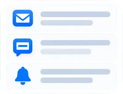 Real estate lead follow-up system for automated emails tasks and notifications